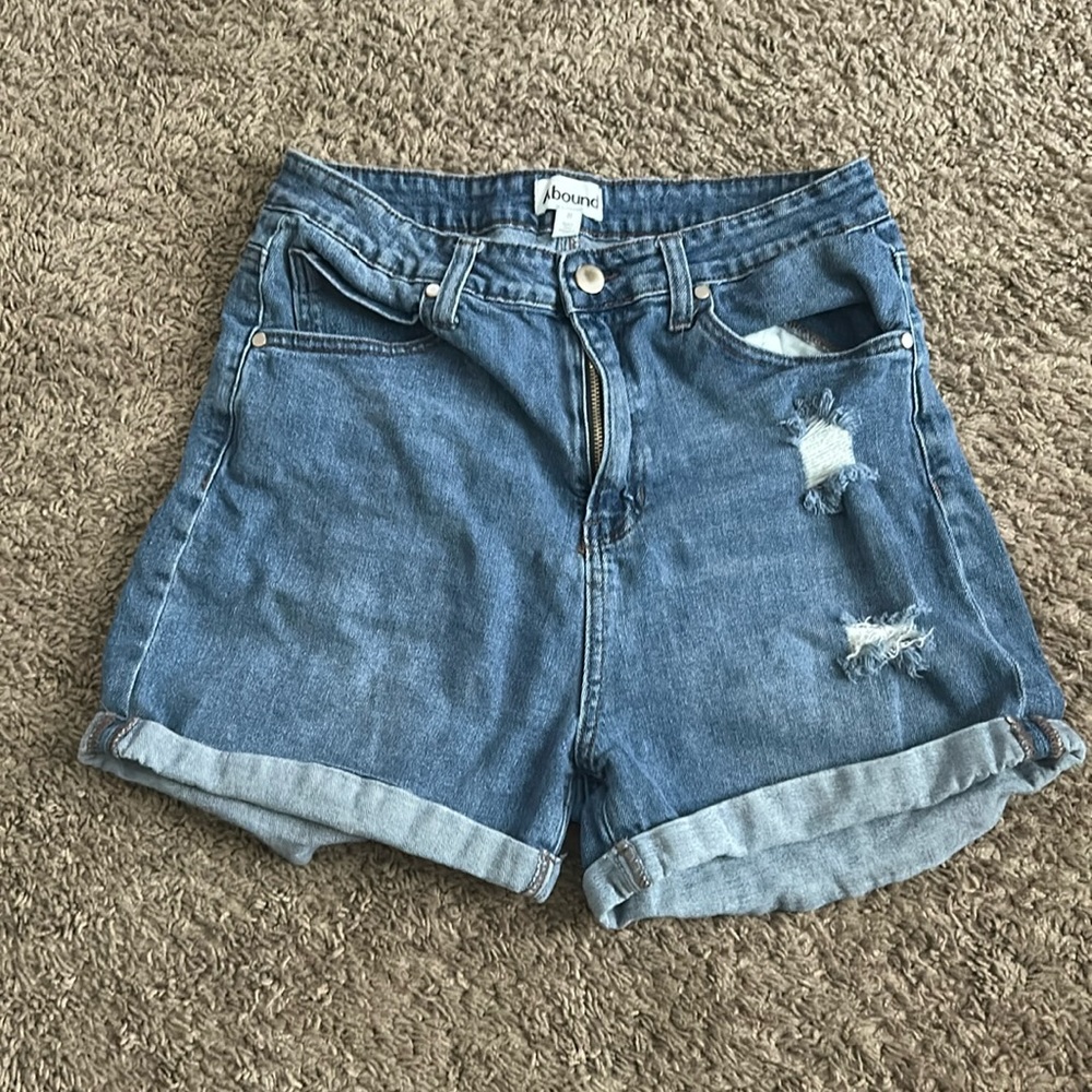 Denim shorts